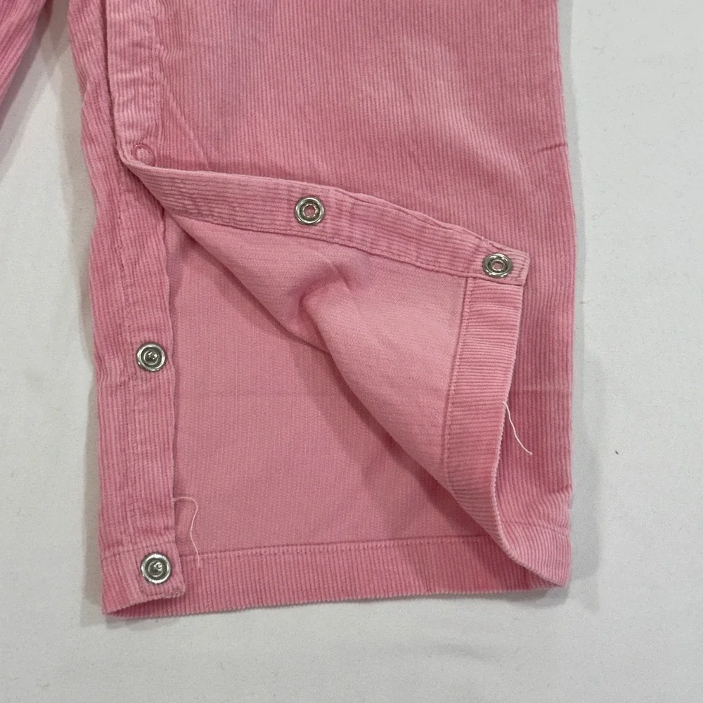 Gymboree Corduroy Polka Dot Overalls Toddler Girls 2T Pink‎ Smocked | Coquette